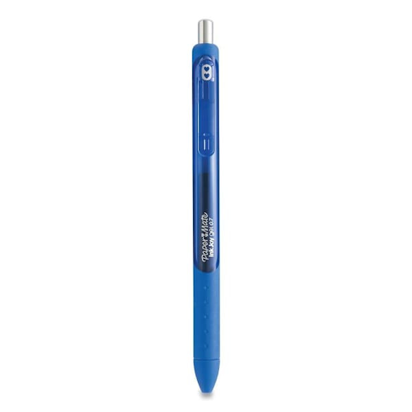 Paper Mate Inkjoy Gel Pen Medium 0.7 Mm Blue Ink Blue Barrel Package Of 12