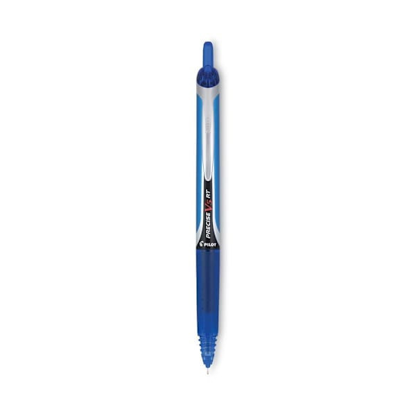 Pilot Precise V5rt Rollerball Pen Extra-Fine 0.5 Mm Blue Ink/Brl Package Of 12