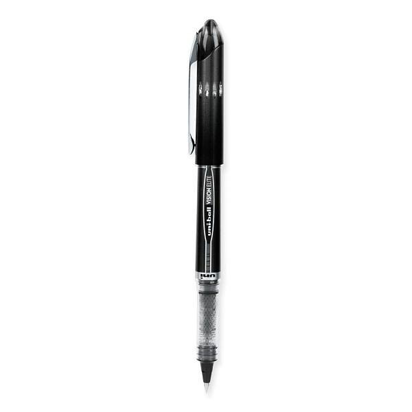 Uni-Ball Vision Elite Hybrid Gel Pen Stick Extra-Fine 0.5 Mm Black Ink