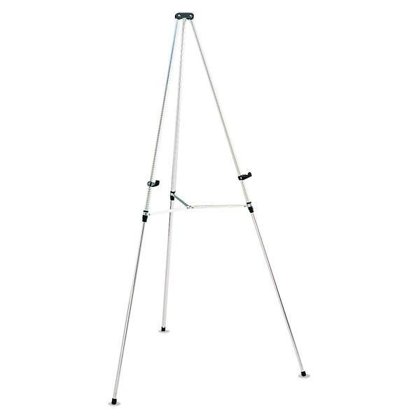 Quartet Lightweight Telescoping Tripod Easel 38" To 66" High Aluminum Silver