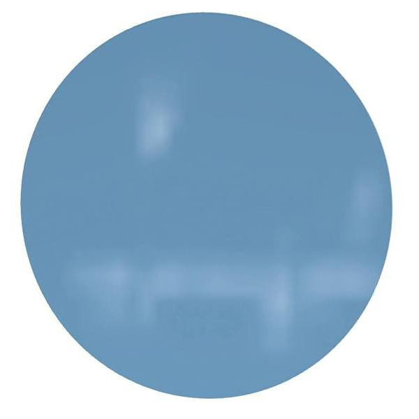Ghent Coda Low Profile Circular Glassboard Magnetic 24" Denim