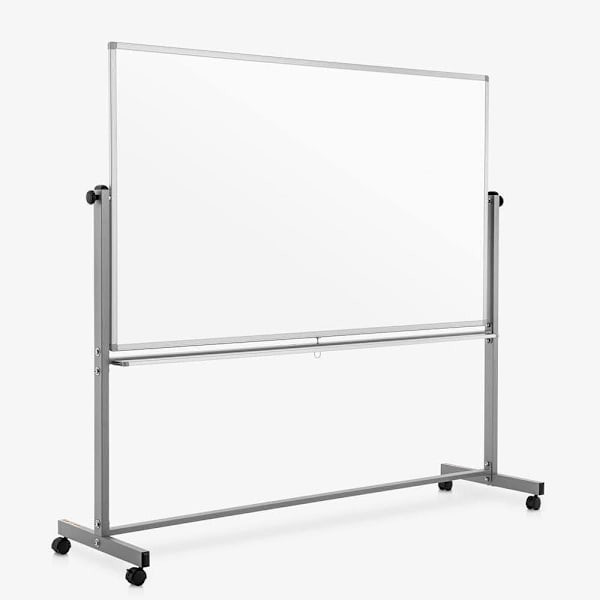 Luxor Porcelain Mobile Dry Erase Whiteboard