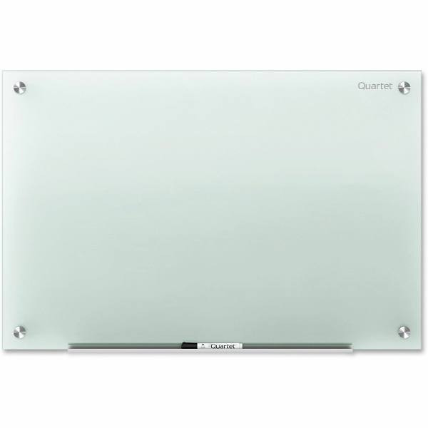 Quartet Infinity Dry Erase Whiteboard 96"X48" Tempered Glass Frameless Frost