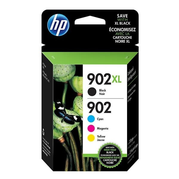 HP 902 Cyan/Magenta/Yellow/Black Ink Cartridge