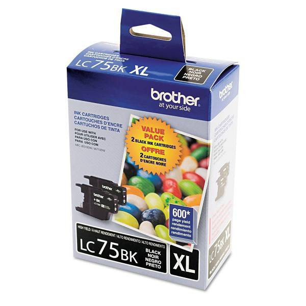 Brother Innobella High-Yield Ink 600 Page-Yield Black Package Of 2