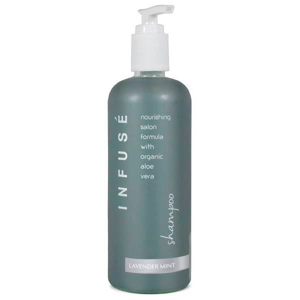 Diversified Hospitality Infuse Shampoo, 400ml Refillable Bottle With Pump Dispenser, Case Of 12