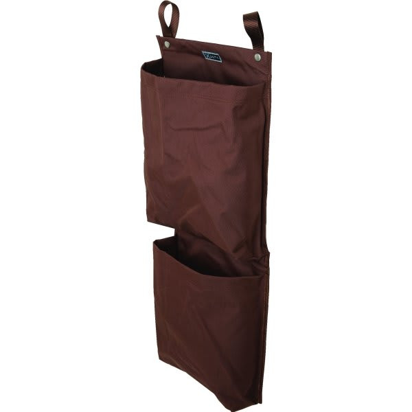 2 Pocket Housekeeping Cart Caddy Brown
