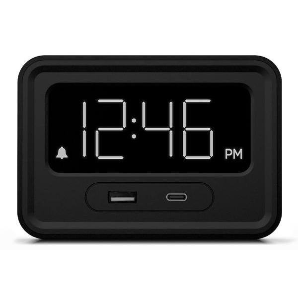 Nonstop Hotel Alarm Clock With Dual Usb Outlets