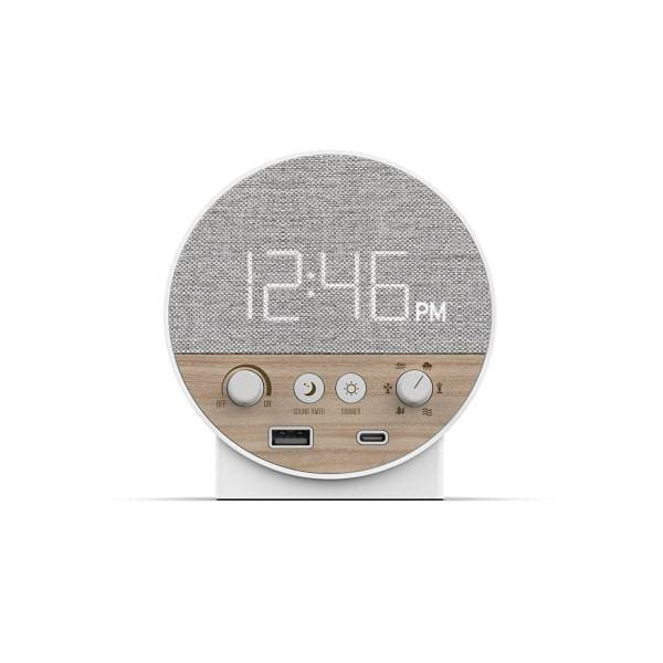 Nonstop Station R Sound Machine And Alarm Clock Wood/White