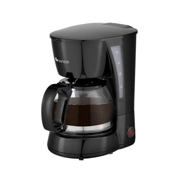 4-To-5 Cup Coffee Maker Glass Black