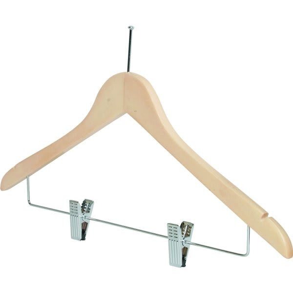 18 X 1/2" Ball Top Female Hanger, Natural Wood, Package Of 100