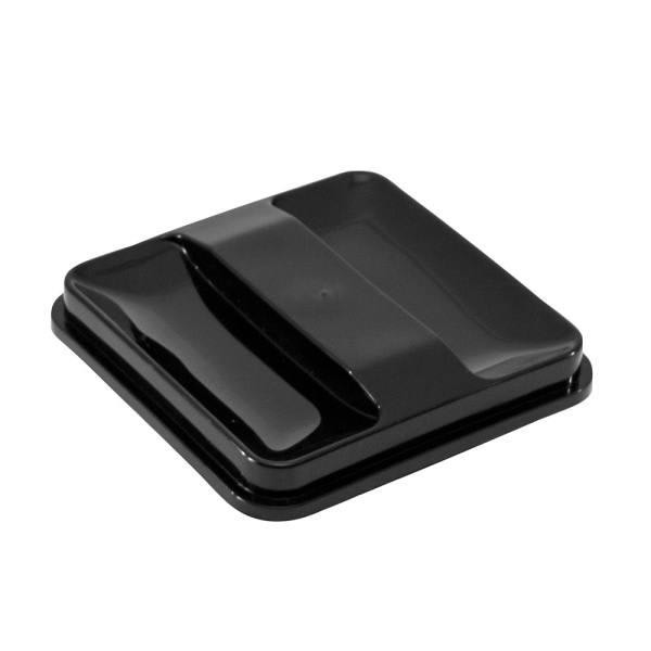 Hapco Essential 3 Quart Square Ice Bucket Lid, Black, Case Of 36