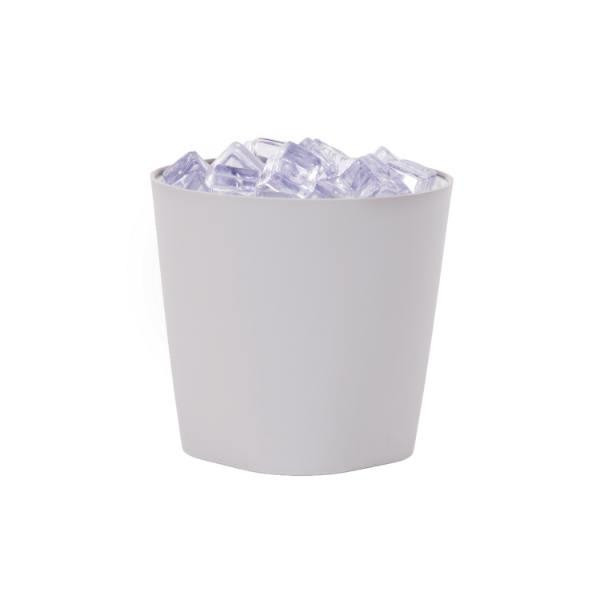Hapco Green Certified 3 Quart Contour Ice Bucket, Greige, Case Of 36