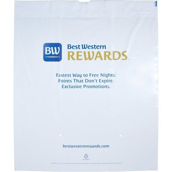Best Western Laundry Bags, Draw Tape, Case Of 500