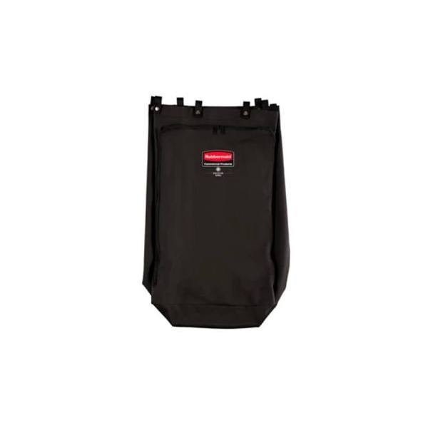 Rubbermaid Commercial 30 Gal. Polyester Step-On Linen Hamper Bag (Black)