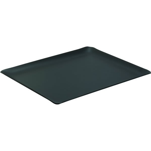 Hapco Glamour Leatherette Rectangular Tray Black