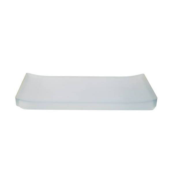 Hapco Serenity Collection-Frost Rectangular Amenity Tray Package Of 12