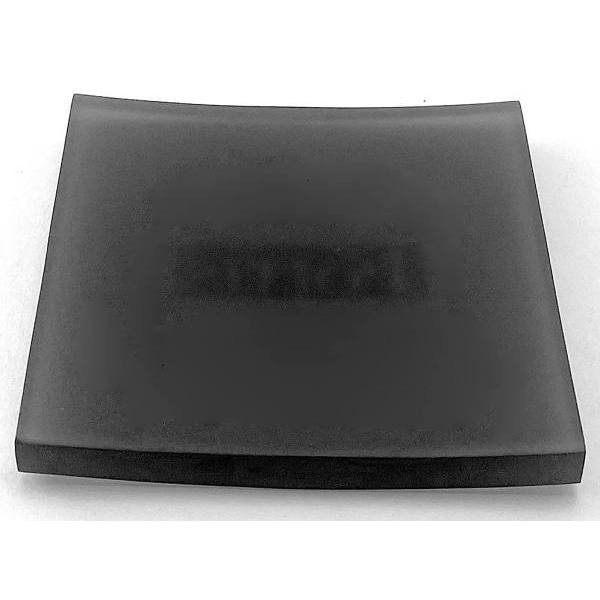 Fortis Semitranslucent Smokey Grey Color Rectangle Laguna Soap Dish Package Of 6