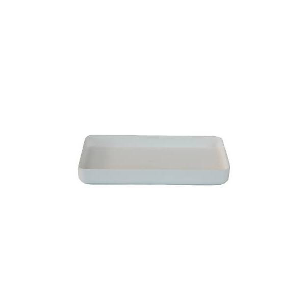 Hapco Certified Green Eco Contour Rectangular Soap Dish White Package Of 24