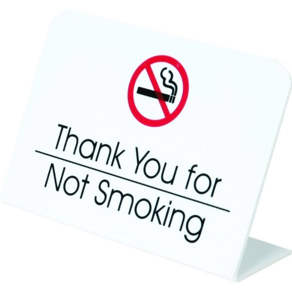 Thank You For Not Smoking Easel Package Of 50