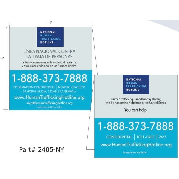 Spindle Human Trafficking In Room Table Tent Package Of 50