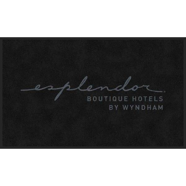 M+a Matting Esplendor Boutique Classic Impressions Carpeted Logo Mat, 3' X 5'