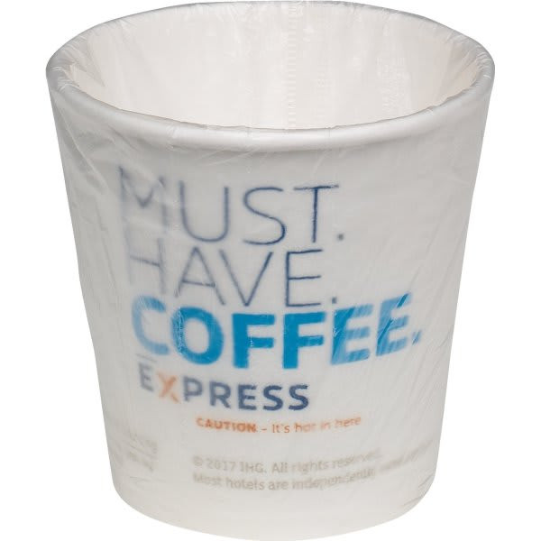 Dixie Holiday Inn Express Perfectouch 10 Oz Wrapped Dixie Hot Cup, Case Of 1000
