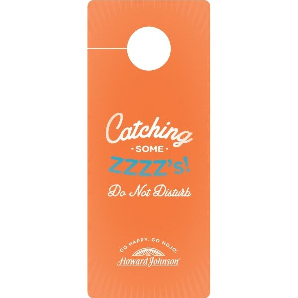 Howard Johnson By Wyndham Do Not Disturb Door Hanger, Case Of 100
