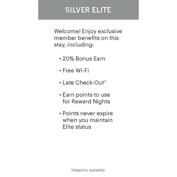 IHG Rewards Tiered Inserts - Silver - Package Of 250