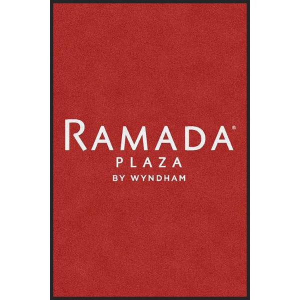 M+a Matting Ramada Plaza Classic Impressions Hd Logo Carpeted Mat 4'X6' Vertical
