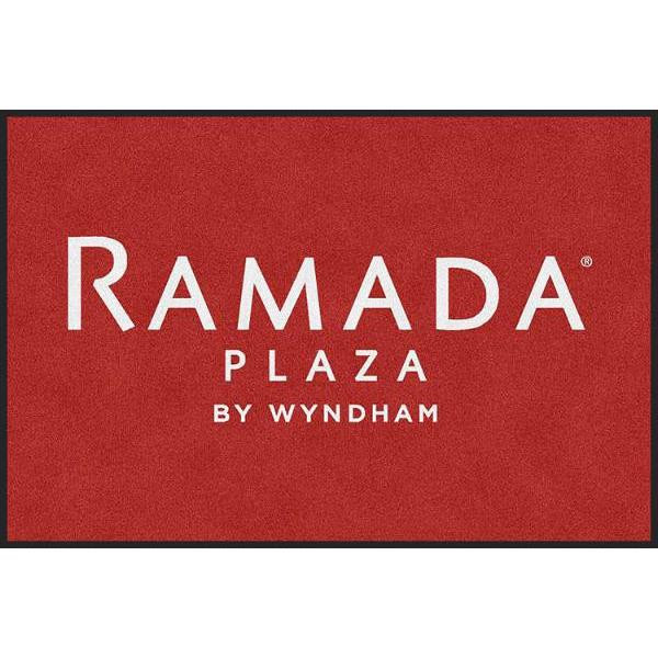 M+a Matting Ramada Plaza Logo, Carpeted Mat, 4' X 6', Classic Impression Hd