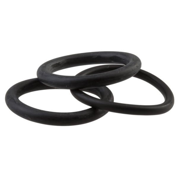 Delta Oring, Kitchen Spout Repair Kit, Package Of 3 Oring Sizes, Black Rubber