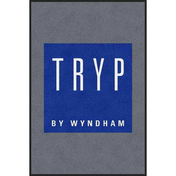 M+a Matting Tryp Classic Impressions Carpeted Entrance Logo Mat, 4'X6' Vertical