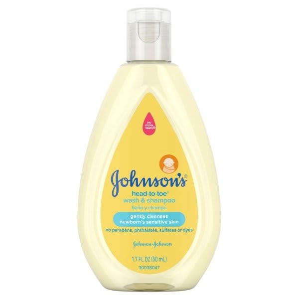 Johnson'S Baby Head-To-Toe Wash & Shampoo, 1.7 Oz, Case Of 144