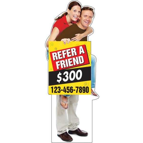 Life Size Semi-Custom Character Cutouts, Friends, 29 X 59