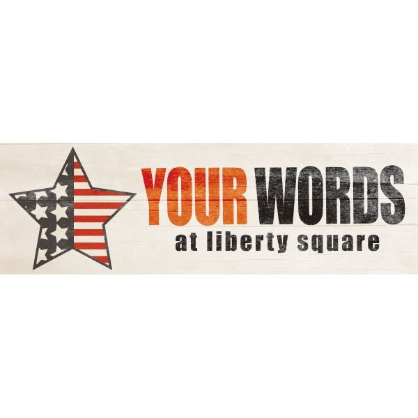 Horizontal Semi-Custom Banner, Patriotic Star, 10' X 3'