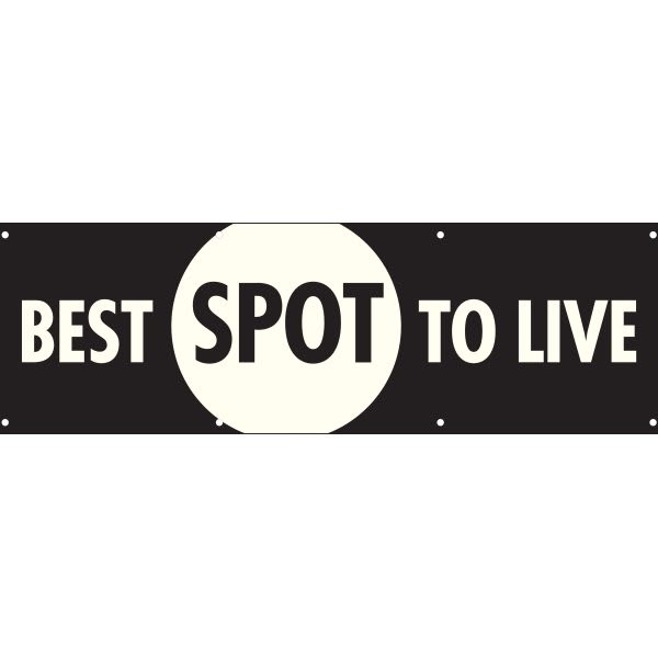 Horizontal Banner, Best Spot, 15' X 4'