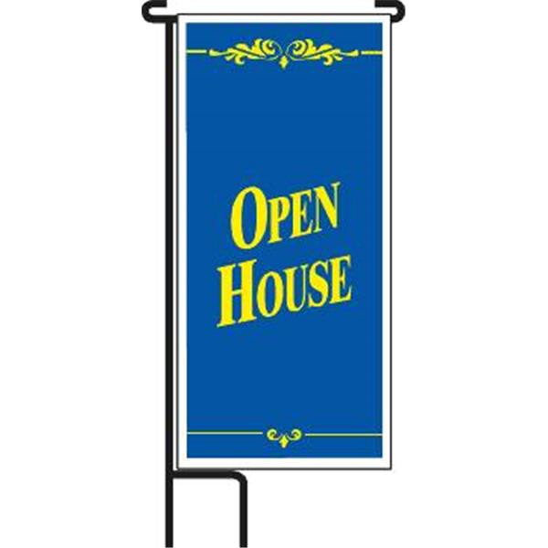 15 X 32 In. open House Lawn Signage