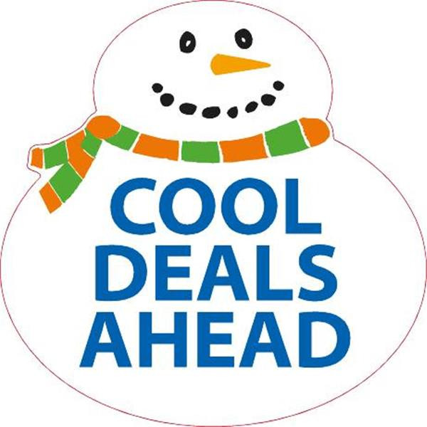Coroplast Semi-Custom Yard Sign, Colorful Winter, 32 X 32
