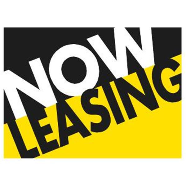 Aluminum Now Leasing Dynamic Amenity Sign, 24 X 18