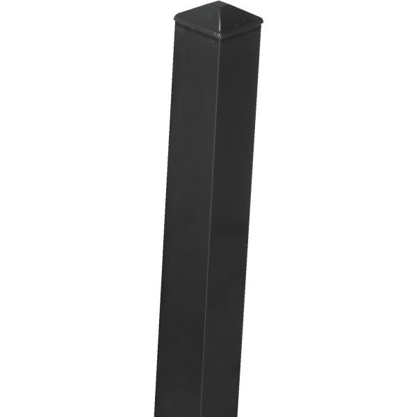 Aluminum Post, 6' Black, 3 X 3 X 6'