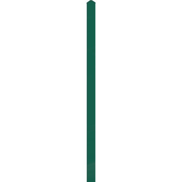 Aluminum Post, 6' Green, 1-1/2 X 1-1/2 X 6'