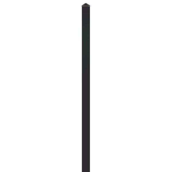 Aluminum Post, 8' Black, 1-1/2 X 1-1/2 X 8'