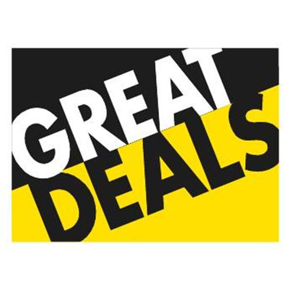 Coroplast Great Deals Dynamic Amenity Sign, 24 X 18