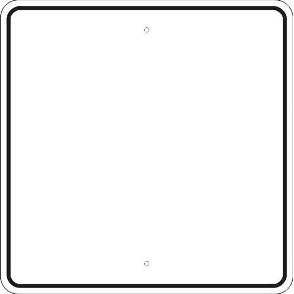 Custom Aluminum Sign, High Intensity, 24 X 24