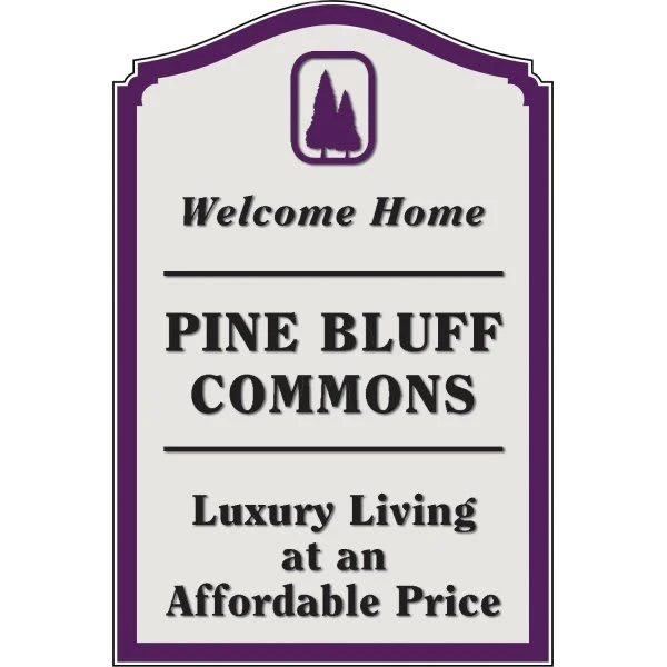 Custom Dimensional Designer Arch Sign, Smooth Finish, 24 X 36