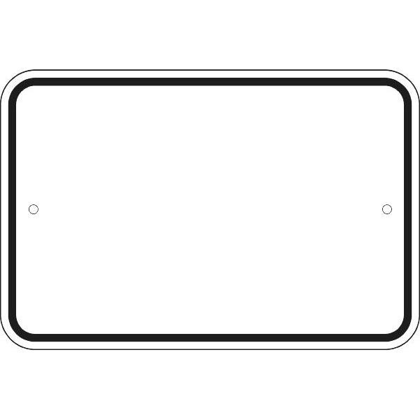 High Intensity Sign, White, 18 X 12
