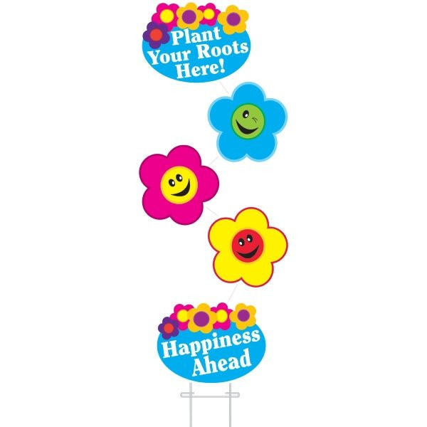 Lead In Series Yard Sign Kit, Flowers Package Of 5