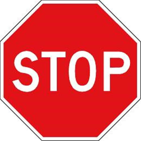 Stop Sign, High Intensity, 30 X 30