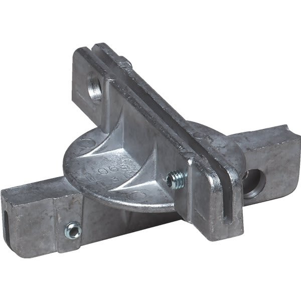 Street Sign Replacement Cross Bracket For Installing 1 Sign Onto Another,